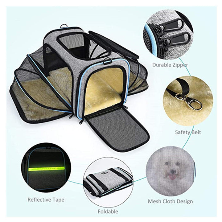 Airline-Approved Expandable Soft Pet Carrier