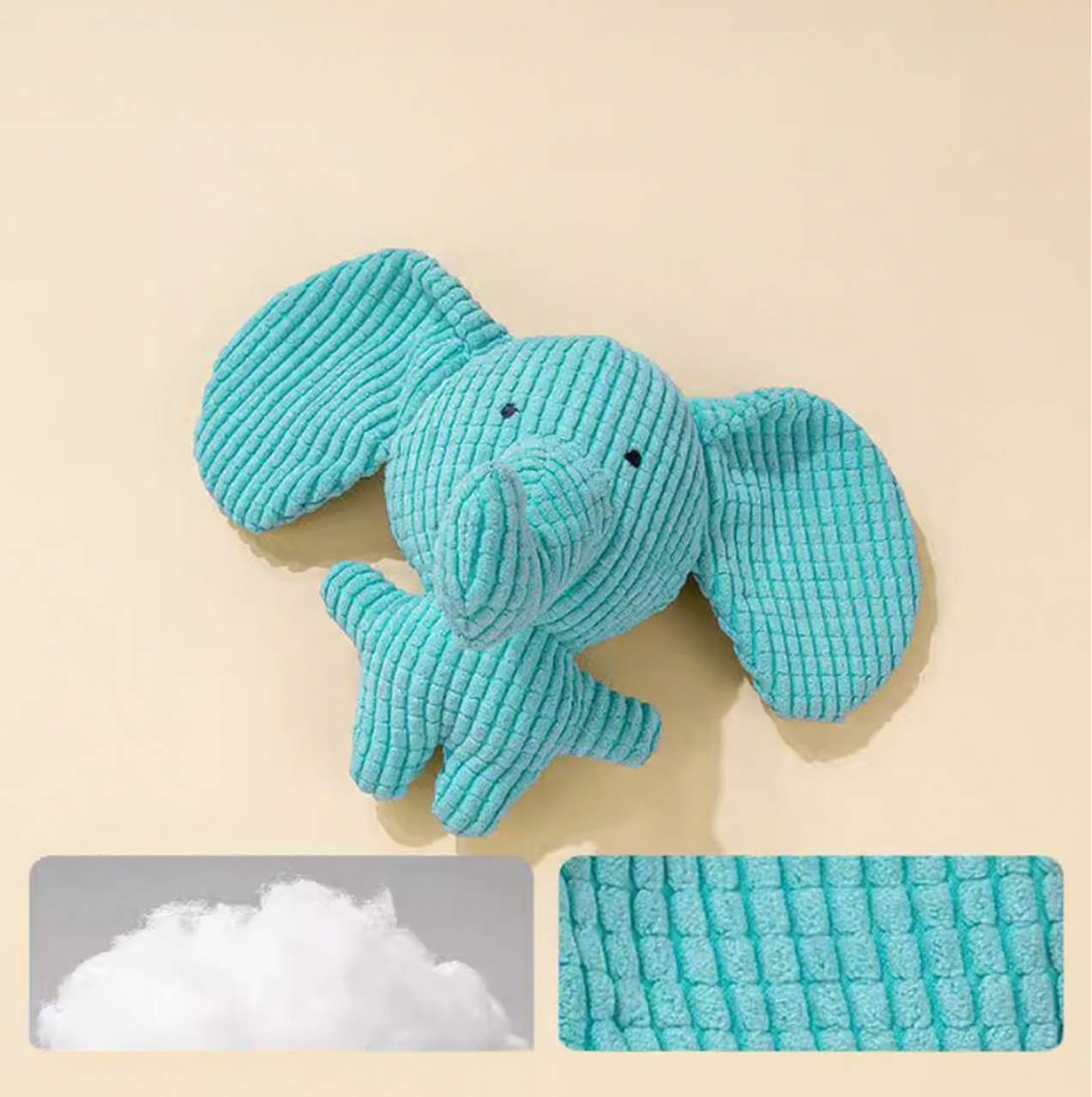 Milou & Lumi Plush Squeaky Pet Toy