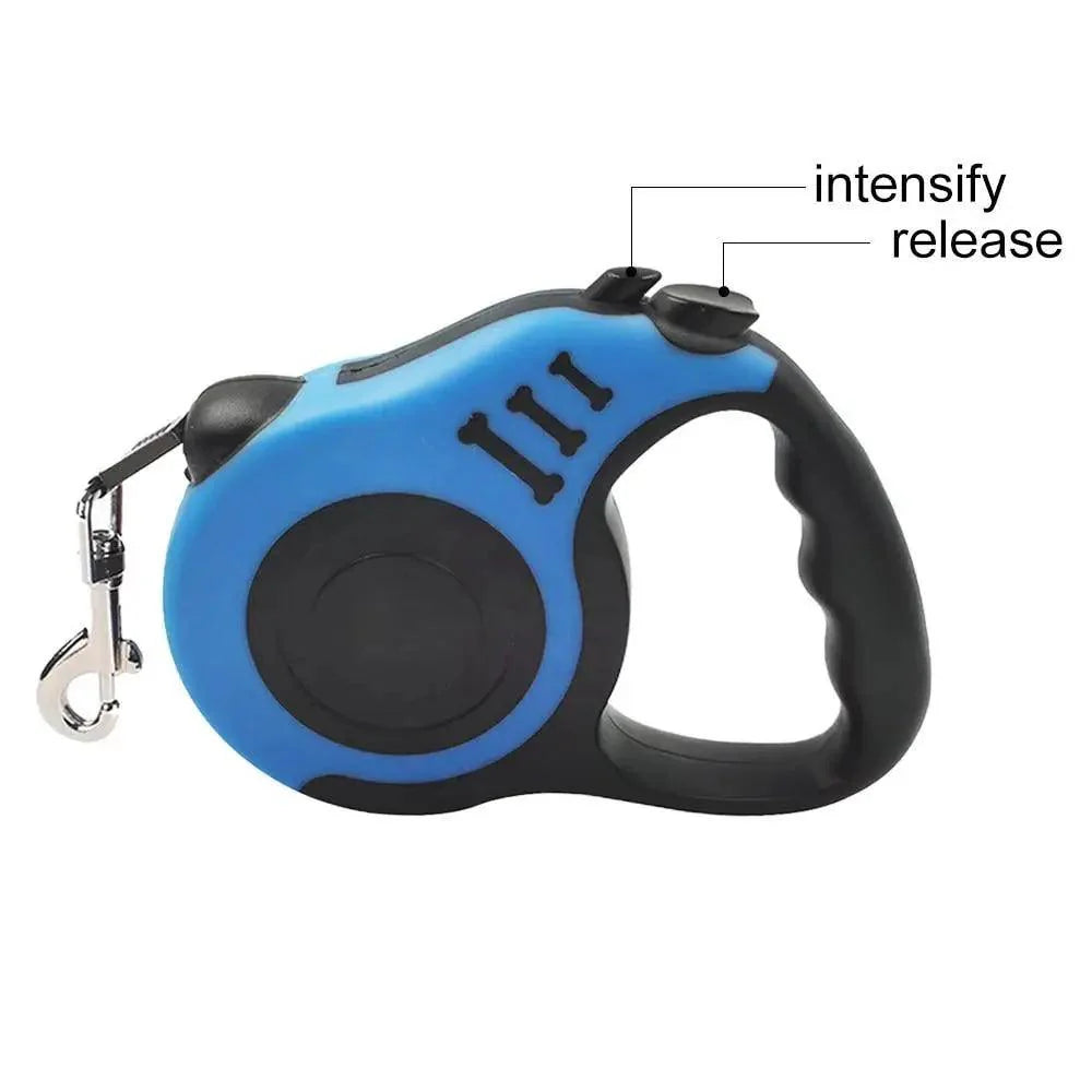 Durable Automatic Retractable No-Tangle Dog Leash