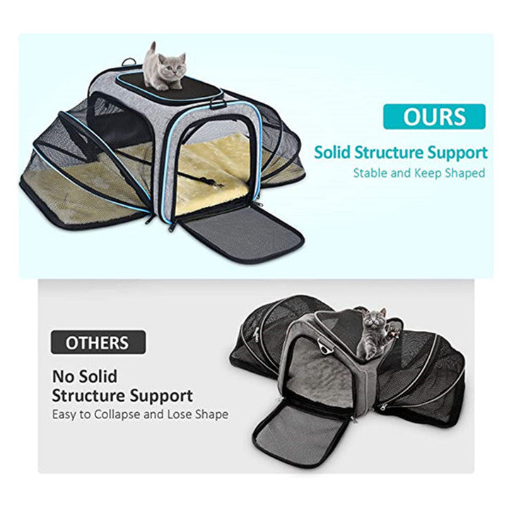 Airline-Approved Expandable Soft Pet Carrier