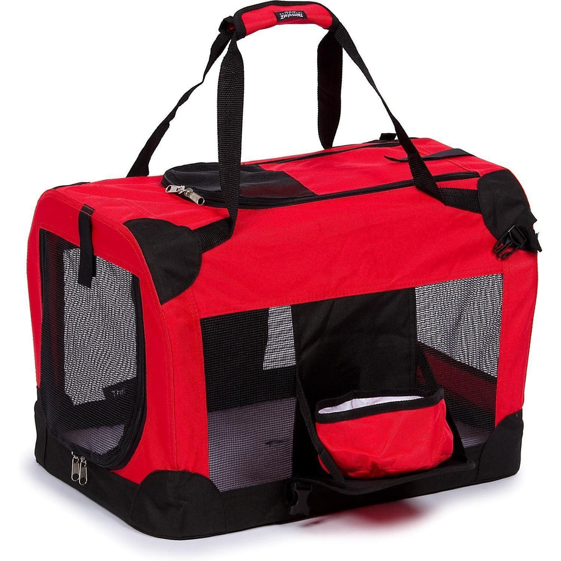 Pet Life ® Deluxe 360° Vista View Collapsible Dog Crate